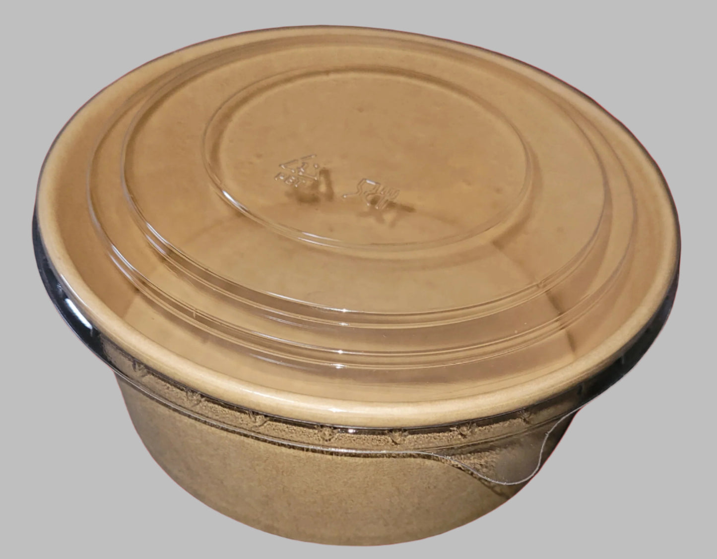 Round Kraft Paper Salad Bowl 38oz - SET