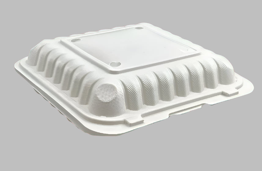 Clamshell 9"x9"×3" Take-Out Containers