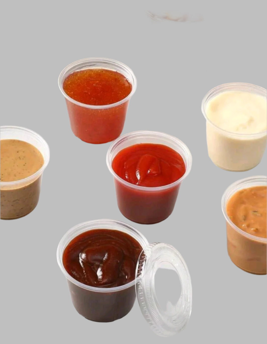 1oz Portion Cups with Lids - 2500 sets