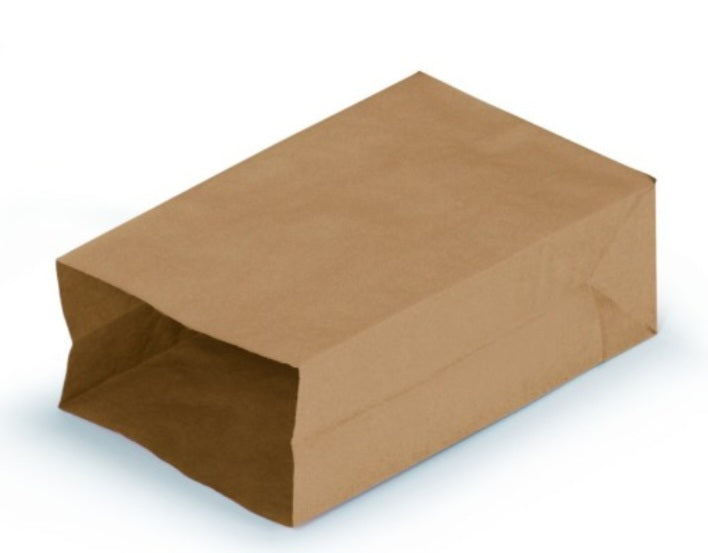 Kraft Paper Bags 20lb HD 8.2"x5.8"x14.2"