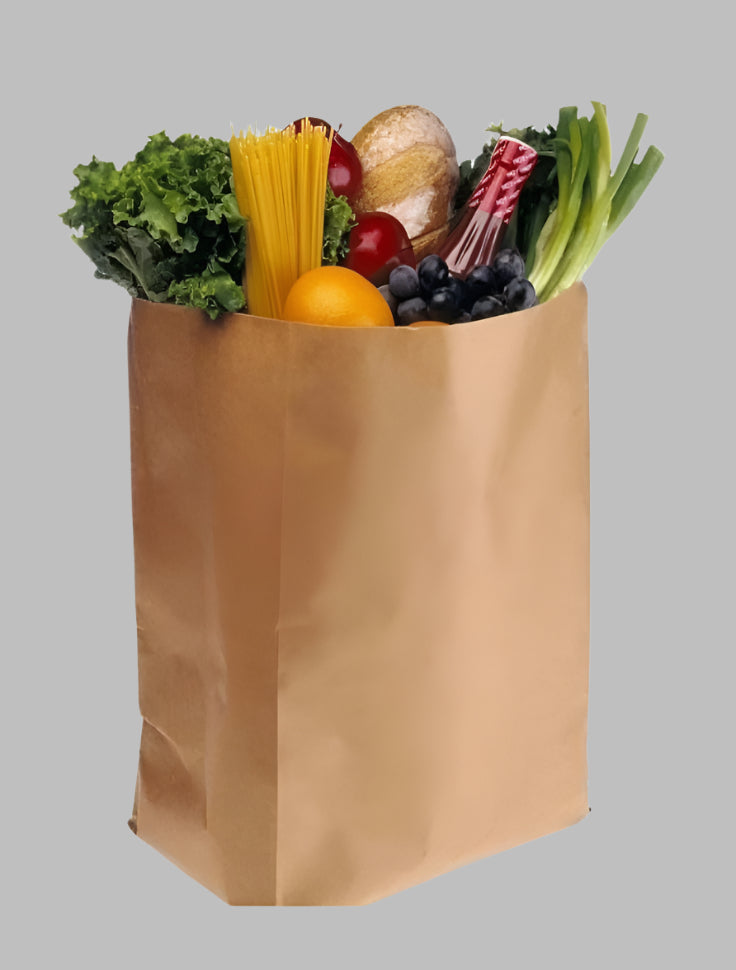 Kraft Paper Bags-DD50-9.75"x6"x16"